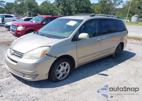 2004 Toyota Sienna Xle из США, поврежденный, VIN 5TDZA22C64S212394